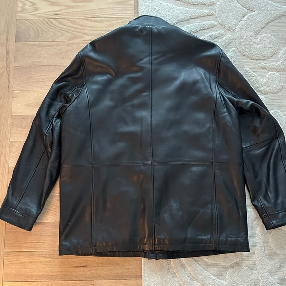 BOSTON HARBOUR - Men’s Genuine Leather Jacket XXL Black - Picture 4 of 4